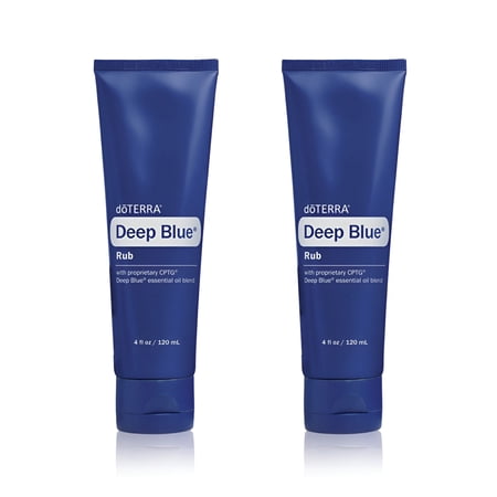 New doT-ERRA Deep Blue Rub - Soothing Cream for Joints and Muscles 4 oz/ 120 ml (2 Pack)