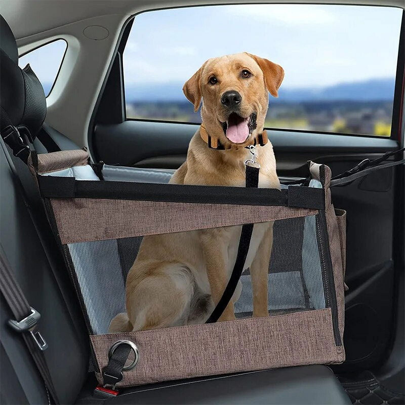 New dog car pet carrier foldable breathable car screen