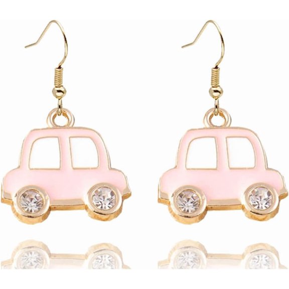 New driver Traffic Light Earring for Women Funny Cute Cartoon Car Traffic Light Asymmetry Dangle Drop Earrings Personality Transportation Safety Statement Jewelry
