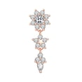 New e-commerce product: inverted bar zirconia navel ring, navel ...