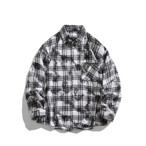 New fall drop LEBONYARD Mens Coats and Jackets with Hoodie,Man Return To The Ancients Cell Button Pockets Lapel Blouse Black M