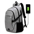 thumbnail image 1 of New fashion trend men's backpack, leisure business travel, computer backpack, junior high school schoolbag,Purple, 1 of 2