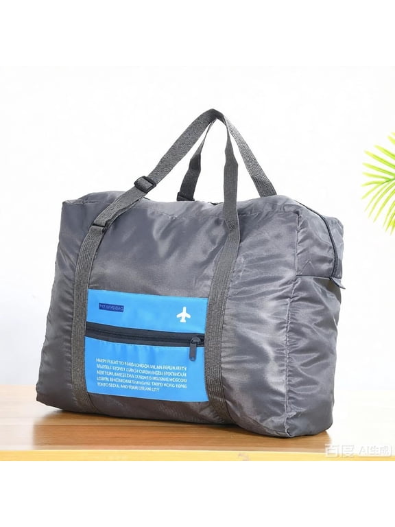 New foldable waterproof travel luggage bag, large capacity luggage storage bag, boarding luggage travel handbag, suitable for bu