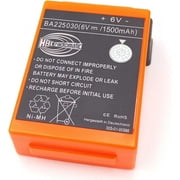 New for HBC Radiomatic BA225030 6V 1500mAh Battery Ni-Mh Rechargeable Battery for HBC Crane Remote Control Pump Truck Battery