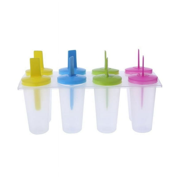 New for Pop Popsicle Mold Tray Pan Kitchen for Frozen 8 Cell Lolly Mould Ice Cre