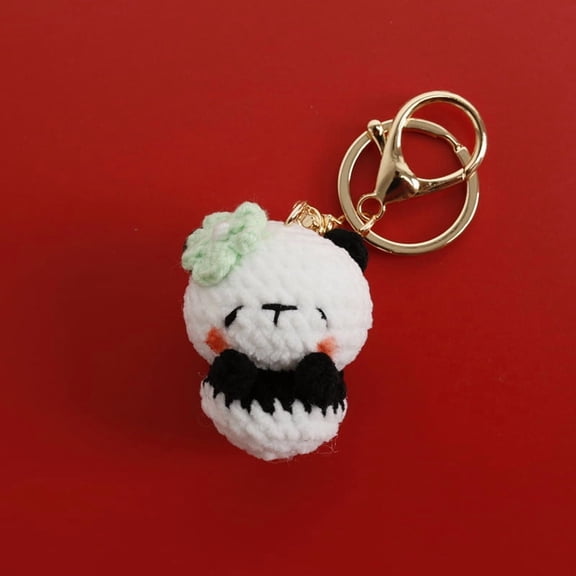 New hand-knitted dolls, super cute yarn crochet heavy-duty pendants, collection of cartoon knitted dolls