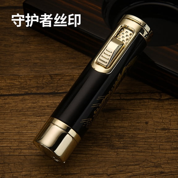 New high-looking cigar tool lighter inflatable blue flame windproof hidden cigar needle smoking device