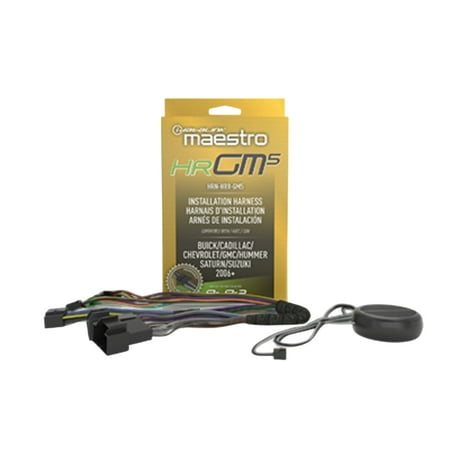 Maestro - Radio Wiring T-Harness for Select 2006+ BM Vehicles with Speaker and HU Connectors - Black
