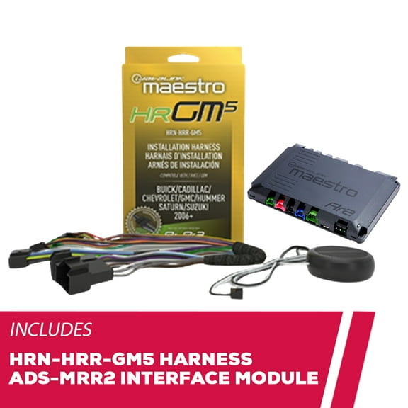 New iDatalink HRN-HRR-GM5 Radio Replacement Harness with ADS-MRR2 Interface Module