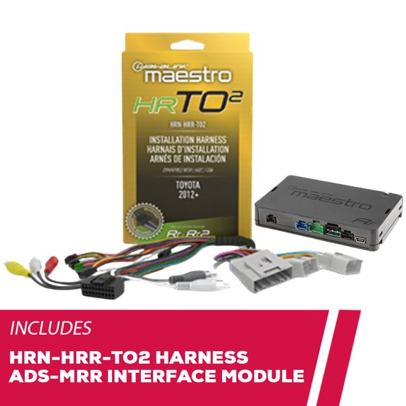 New iDatalink HRN-HRR-TO2 Radio Replacement Harness with ADS-MRR Interface Module