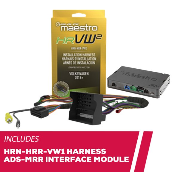 New iDatalink HRN-HRR-VW2 Radio Replacement Harness with ADS-MRR2 Interface Module
