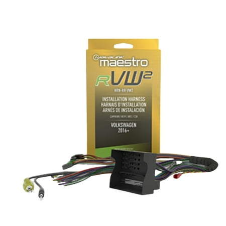 Maestro Wiring Harness for Select Volkswagen Vehicles - Black