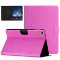 thumbnail image 1 of New iPad 10.9" 10th Generation Case, Allytech Crocodile Pattern Synthetic Leather Smart Auto Sleep Wake Kickstand Folio Protective Case for iPad 10th Gen 10.9 inch 2022, Rose, 1 of 7