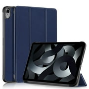 New iPad (2022) Case, Dteck Slim Tri-Fold Standing Protective Case with Hard Back Shell for Apple iPad 10th Generation 2022 10.9 inch, Darkblue
