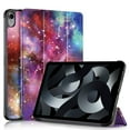 thumbnail image 1 of New iPad (2022) Case, Dteck Slim Tri-Fold Standing Protective Case with Hard Back Shell for Apple iPad 10th Generation 2022 10.9 inch, Galaxy, 1 of 9