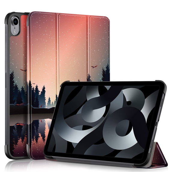 New iPad (2022) Case, Dteck Slim Tri-Fold Standing Protective Case with Hard Back Shell for Apple iPad 10th Generation 2022 10.9 inch, Sunset