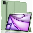 New iPad Air 13 Inch Case M2 2024 with Pencil Holder, Smart iPad Case