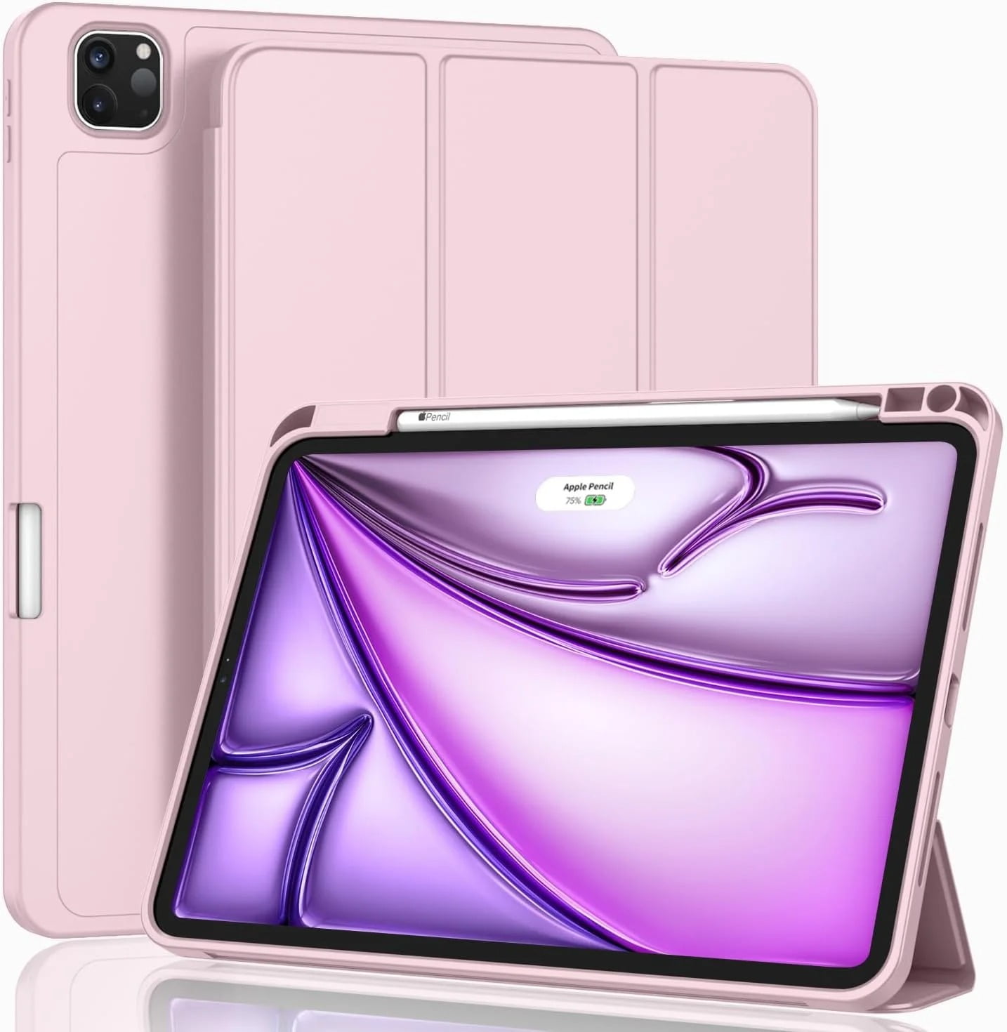 New iPad Air 13 Inch Case M2 2024 with Pencil Holder, Smart New iPad Air 13 Inch Case M2 2024 with Pencil Holder, Smart
