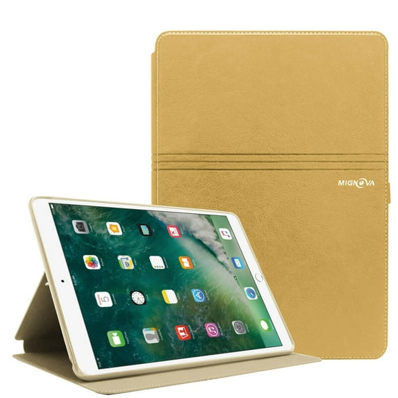 New iPad Air 3rd Gen Case ,iPad Pro 10.5 inch Case,Mignova synthetic leather smart case with automatic sleep/wake for Apple iPad Air 3rd Gen/iPad Pro 10.5 inch 2017 release-Gold