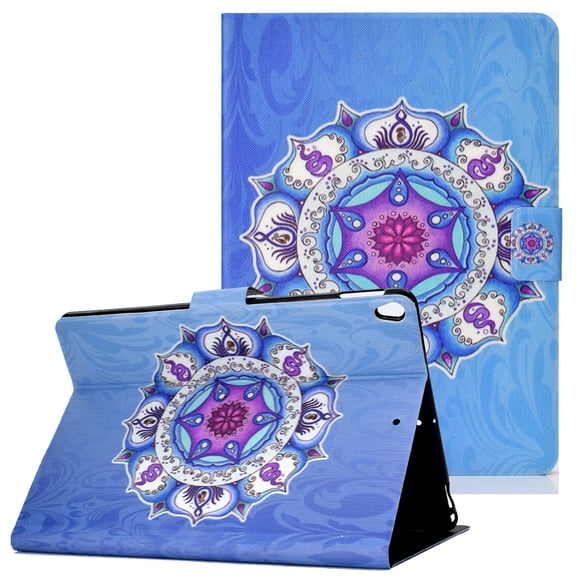 New iPad Air 3rd Generation Case, iPad Pro 10.5 Inch Case, Allytech Smart Cover Auto Sleep Wake Stand Folio Flip Cards Pencil Holder Wallet Case for 10.5 Inch iPad Air 3, iPad Pro 10.5, Mandala