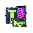 thumbnail image 1 of New iPad Mini 6 Case 8.3" (2021 Released) - Epicgadget Shockproof Rugged Hybrid Case with Kickstand Pencil Holder Cover Case for Apple 2021 iPad Mini 6th Generation 8.3-inch Display (Navy Blue/Green), 1 of 4