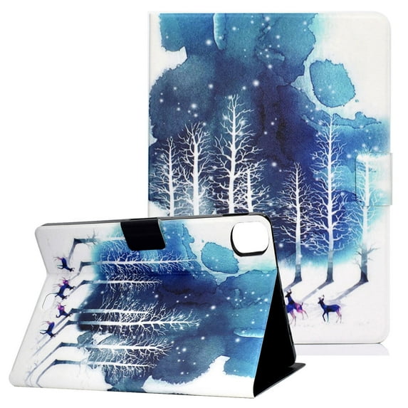 New iPad Pro 11 2020 Released Case, Allytech Slim Shell PU Leather Folio Kickstand Auto Sleep Wake Protection Shockproof TPU Inner Back Cover Case for Apple iPad Pro 11" 2nd Generation, Fox Forest
