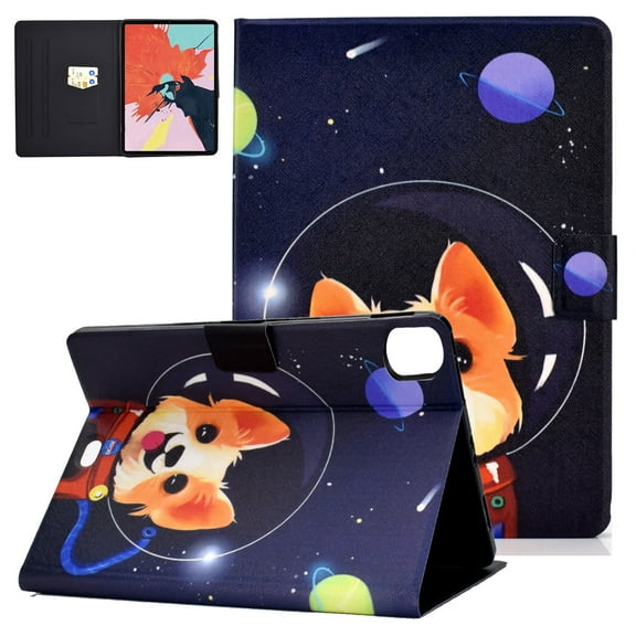 New iPad Pro 11 2020 Released Case, Allytech Slim Shell PU Leather Folio Kickstand Auto Sleep Wake Protection Shockproof TPU Inner Back Cover Case for Apple iPad Pro 11" 2nd Generation, Dog