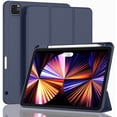 thumbnail image 1 of New iPad Pro 11 Inch Cover 2021(3rd Gen)/2020(2nd Gen) with Pencil Holder, Smart iPad Cover [Support Touch ID & Auto Wake/Sleep], 1 of 4