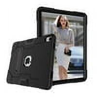 New iPad Pro 11 inch Tablet Case 2018 SOATUTO Heavy-Duty Drop-Proof and Shock-Resistant Rugged Hybrid case with Built-in Stand for Apple iPad Pro 11" Tablet (Black/Black)