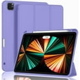 New iPad Pro 12.9 Inch Case 2022/2021/2020(6th/5th/4th Gen) with Pencil