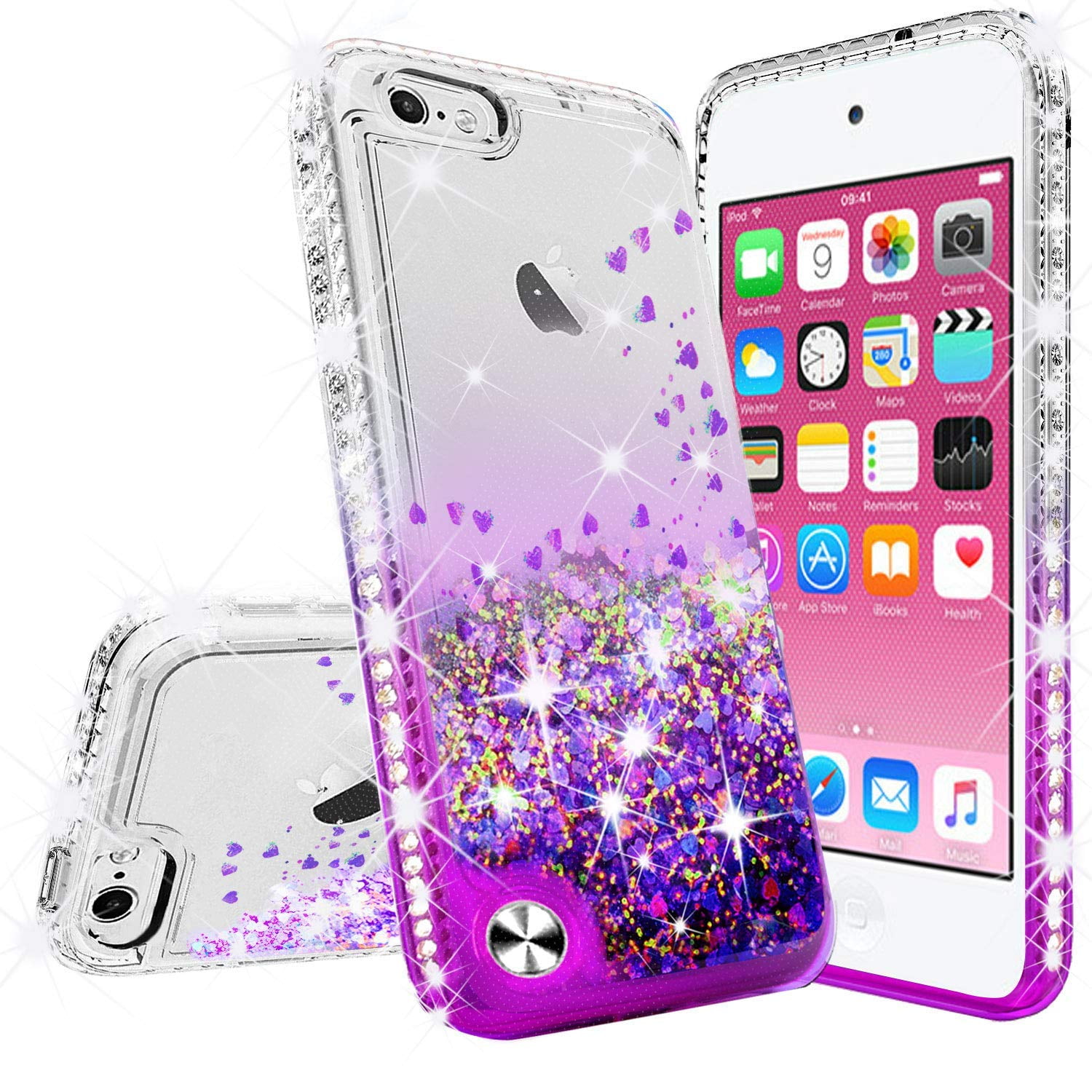 New iPod Touch 7 Case, iPod 7/6/5 Case [Tempered Glass Screen Protector ...