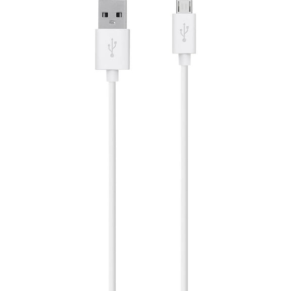 Belkin Micro USB to USB-A Charging Cable 4 ft. White (F2CU012BT04-WHT)