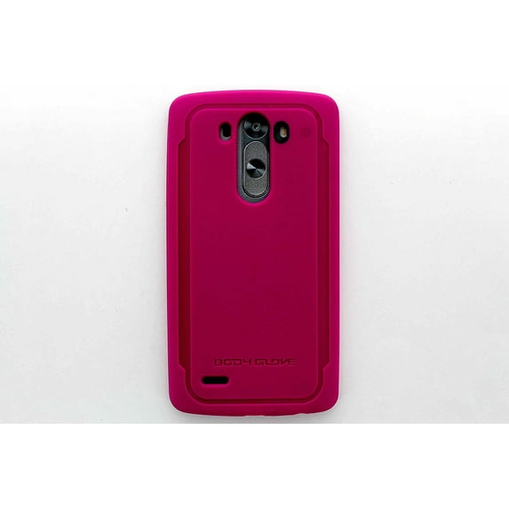 New in Box Original Body Glove LG G3 Vigor Pink Satin Flex Gel Cover Ccase