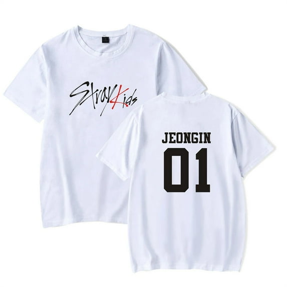 New in Kpop Stray Kids T Shirt SKZ Men Women T-shirt Straykids Seungmin FELIX HYUNJIN JEONGIN MINHO Short Sleeve Tee Shirt