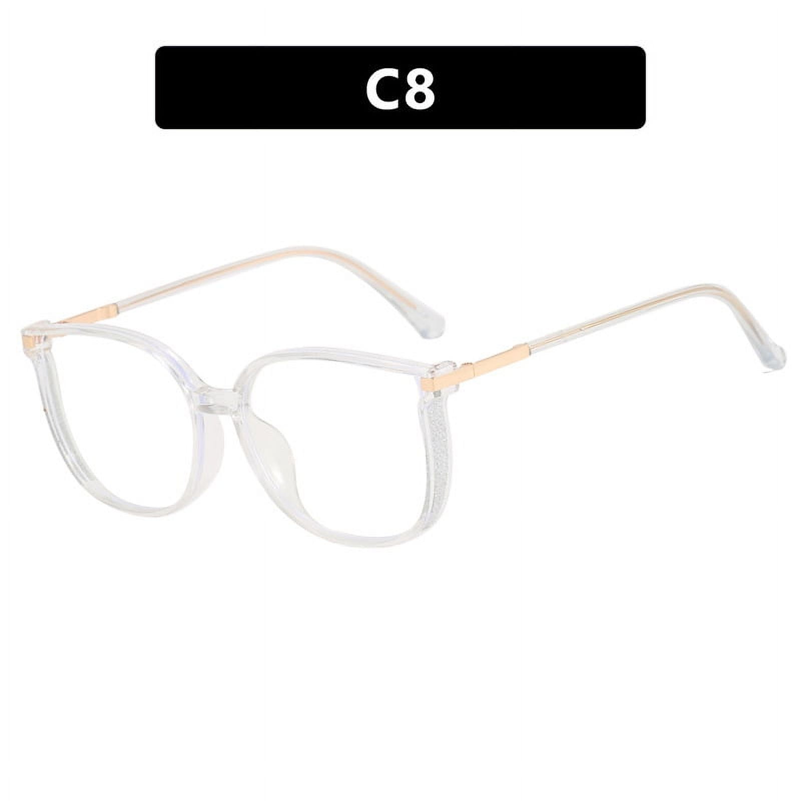 New irregular trendy large frame antiblue light glasses Korean style