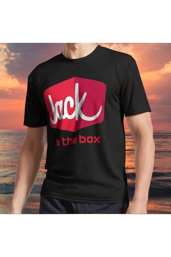 New item Jack in the Box Logo Active Logo TEE T-Shirt Funny Size S to 5XL