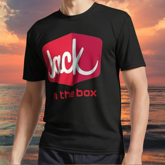 New item Jack in the Box Logo Active Logo TEE T-Shirt Funny Size S to 5XL