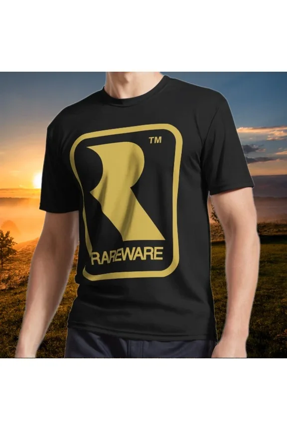 New item Rareware Logo Active Logo T-Shirt Funny American Size S to 5XL
