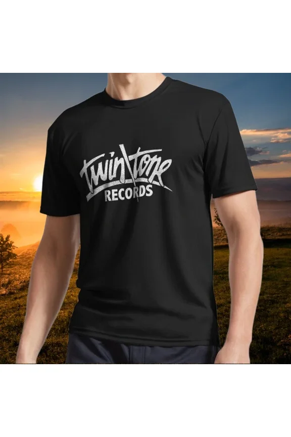 New item Twin Tone Distressed Vintage Retro Logo T-Shirt Funny Size S to 5XL