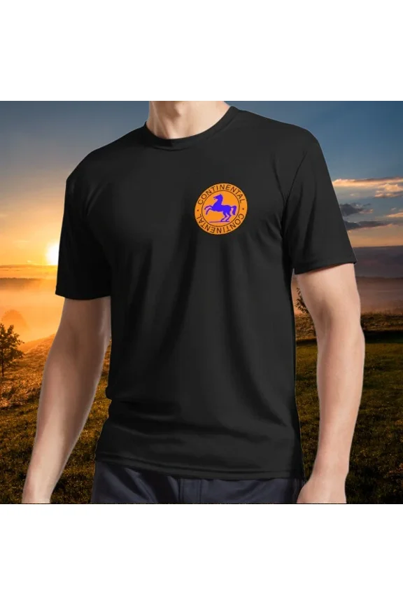 New item continental blue Active Logo T-Shirt Funny American Size S to 5XL