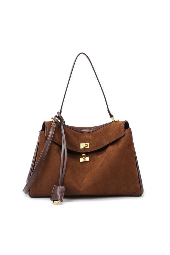 New large-capacity commuter tote bag, the same style as B's handbag, with a high-quality single-shoulder bag