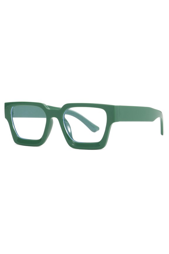 New large-frame square multi-color anti-blue light flat glasses