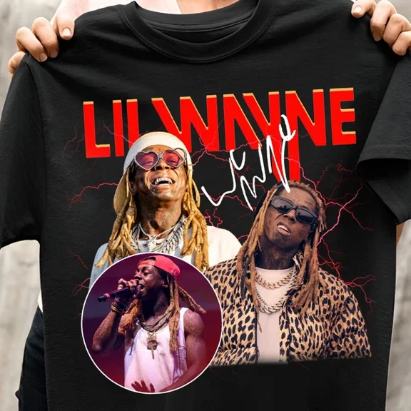 New lil wayne signature Cotton Men S-4XL T-Shirt ES38
