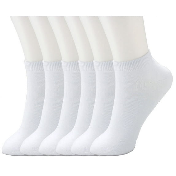 New lot 6-12 Pairs Ankle Quarter Crew Mens Womens Thin Socks Cotton White Casual
