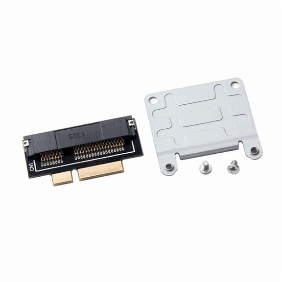 New mSATA SSD To SATA 7+17Pin Adapter Card 2012 for MacBook Pro MC976 A1425 A1398 with Baffle