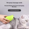 New mango pet comb and dog electric spray brush massage comb onebutton