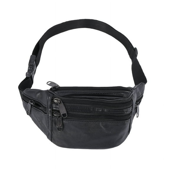 New men Multifunction men Waist Pack Fashion Leather Phone Bags Small Cool Packs