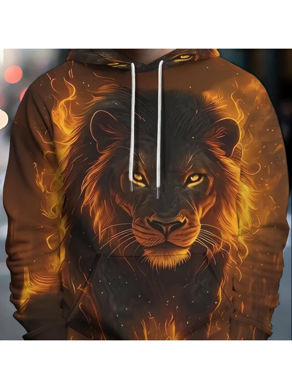 New men's fashion hoodie, fashionable men's clothing, street printed sweatshirt, fashionable travel outfit, very beautiful gift
