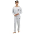 thumbnail image 1 of New men's long-sleeved long pants set - comfortable and casual home wear that can be worn outside., 1 of 6