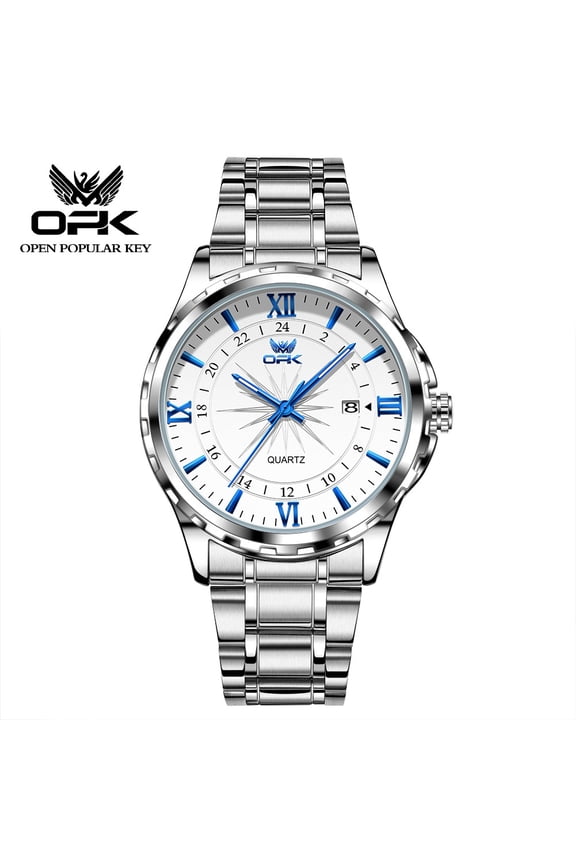 New men's watch, waterproof, luminous, quartz, stylish and luxurious wristwatch, business personalized men's watch